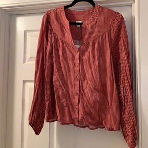 NWT polka dot blouse